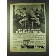 1979 TDK Cassettes Ad - Goes to Extremes