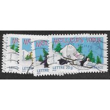 FRA 2005 (SET) CHRISTMAS AND NEW YEAR'(5v) FINE USED (EBID56-954)