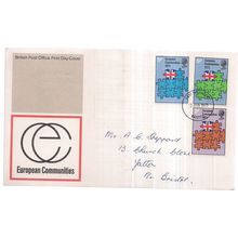 EUROPEAN COMMUNITIES. January, 1973 FDC. first day cover stamps