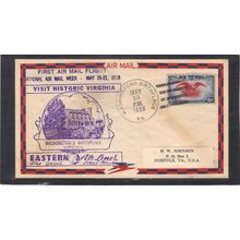1st Flight C23 6c Eagle (Cachet-Label/A) CV00907