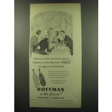 1949 Hoffman Club Soda and Ginger Ale Ad - Warwick's Raleigh Room