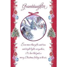 Granddaughter Even More Than Gifts & Trees - 25530