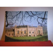 WEST FRONT, LACOCK ABBEY, WILTSHIRE unused postcard The National Trust #