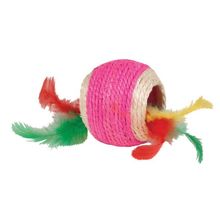 KB Jute Ball With Feather Middle