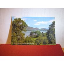 FIR ISLAND, CONISTON LAKE, CUMBRIA used postcard by J. Salmon 1978 pm =
