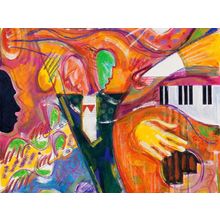 Symphony Series #2, Gil Mayers, 1995 Poster Canvas Movie Film Print A0 A1 A2 A3