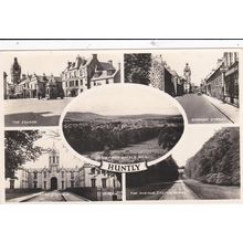 ED 157 HUNTLY MULTI VIEW . RP POSTCARD