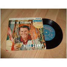 russ conway, time to celebrate (no2) . 7" 6 track ep.p/s. columbia,