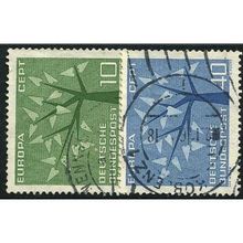 1962 Michel 383/384 - fine used (o) - EUROPA