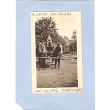 New Jersey Plainfield Snapshot R L Kline Coal Wagon May 30 1916~2679