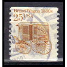 Used 2136 25c Bread Wagon Fine W0994
