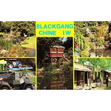 Blackgang Chine Isle Of Wight Romany Gipsy Cart Postcard