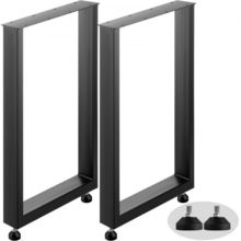 Set of 2 Steel Table Legs, 28''Height 24''Wide Dining Table Legs, Heavy Duty...
