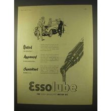 1954 Esso Essolube Motor Oil Ad - Sealed, Approved