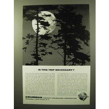 1964 Grumman Aircraft Ad - Is This Trip Necessary?