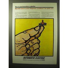 1964 GT&E Automatic Electric Ad, Psychoanalyze Pipeline