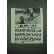 1976 Troy-Bilt Roto-Tiller Ad - Just One Hand
