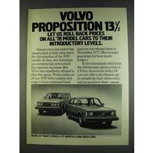 1978 Volvo Car Ad - Proposition 13 1/2