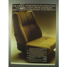 1978 Volvo Cars Ad - Averge Driver 10,000 Miles a Year