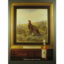 1978 The Famous Grouse Scotch Ad - Quality in an Age of Change