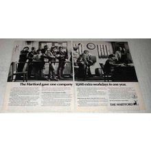1978 The Hartford Insurance Ad - 11,148 Extra Workdays
