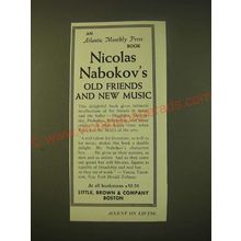 1951 Little, Brown & Company Ad - Nicolas Nabokov's Old Friends and new Music
