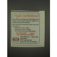 1991 Foley Belsaw Ad - Fight Inflation