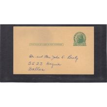 UX27 1c Thomas Jefferson (Inked/A) CV03666