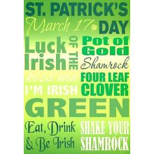 St Patrick's Day Luck of The Irish - Saint Patrick's Day Greeting Card - 24956