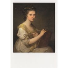 Anjelica Kaufman Swiss Artist National Portrait Gallery Postcard