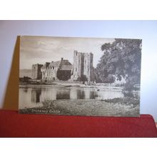STOKESAY CASTLE, SHROPSHIRE. unused antique postcard by F. Frith /