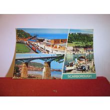 multiview, SCARBOROUGH, YORKSHIRE. used postcard, Colourmaster 1978 pm =