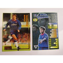 57. Jakob Kjeldbjeg - Chelsea - Merlin Ultimate P. L 1995/96 Football Card (ef1)