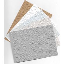A6 Embossed Paper. 10 Sheets. Floral. Cardmaking Scrapbooking Crafts Toppers