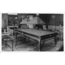 Billiard Table Tennis at Nutfield Priory Childrens Room Surrey PB Old Postcard