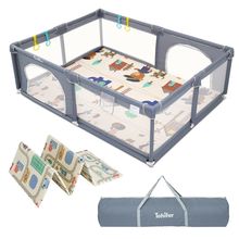 Baby Playpen with Mat, Large Baby Play Yard for Toddler, Bpa-Free, Non-Toxic, Sa