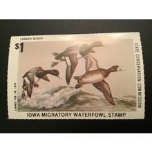 ICOLLECTZONE US 1977 Iowa IW6 Duck Stamp VF NH