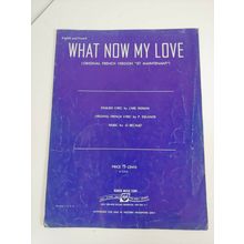 What Now My Love (Et Maintenant) - 1962 sheet music - Piano