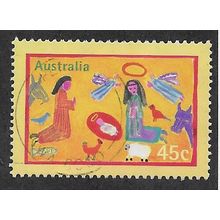 AUS 1998 45c 'CHRISTMAS' FINE USED (EBID68-318)