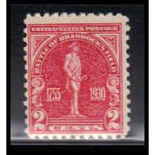 688 2c Battle of Braddock Average Plus MNH O2643