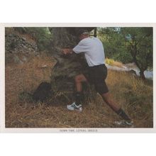 Air Kantara Shoes Sweden To Lefkas Greece Shoe Hiking Walk Advertising Postcard
