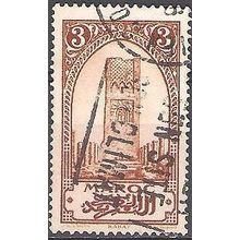 Maroc 1923 Michel 52 O Cote (2005) 0.30 € Tour Hassan Cachet rond