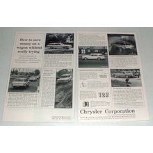 1962 Chrysler Wagon Ad: Plymouth Fury, Valiant V-200 +