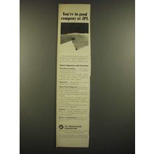 1966 JPL Jet Propulsion Laboratory Ad - You're in Good Company at JPL