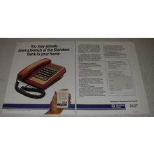 1989 Standard Bank Ad - You may already have a branch