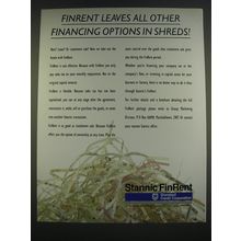 1989 Standard Credit Corporation Stannic FinRent Ad