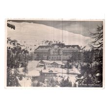 HOTEL SUVRETTA HOUSE, ST. MORITZ , SWITZERLAND used postcard RP 1936 POSTMARK