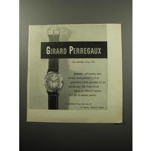 1951 Girard Perregaux Gyromatic Watch Ad - fine watches since 1791