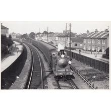 LSWR Class 0-4-4 Express Passenger Engine Train Photo