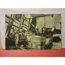THE DONKEY WHEEL, CARISBROOKE CASTLE, ISLE OF WIGHT. unused postcard T. Piper =